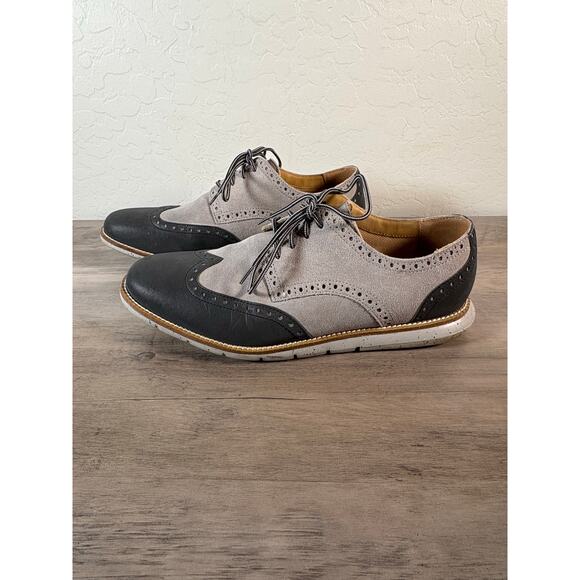 Cole Haan Original Grand Remastered Wingtip Oxfords Tan Gray‎ Men\'s Size 9 main image 6